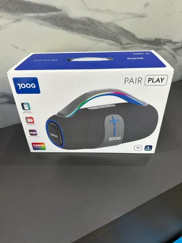 Caixa de som portátil JOOG PAIR PLAY 120W novo lacrado