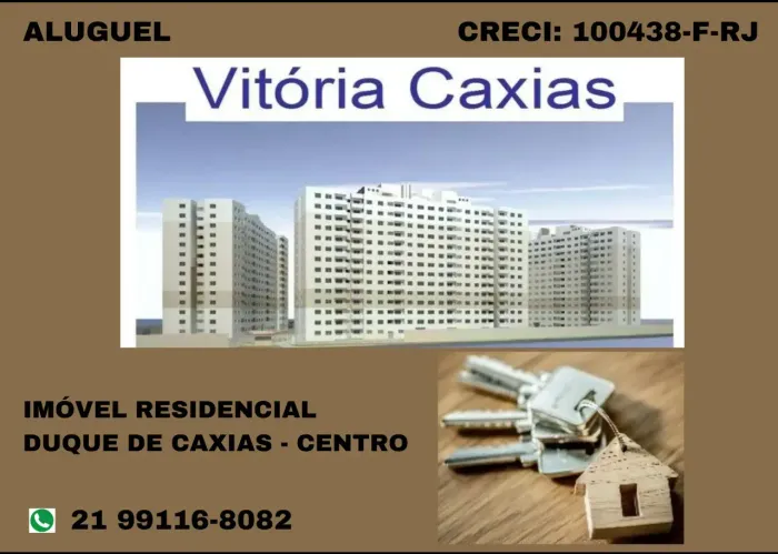 Apartamento para alugar com 2 quartos no Condomínio Vitória, Centro - Duque de Caxias - RJ