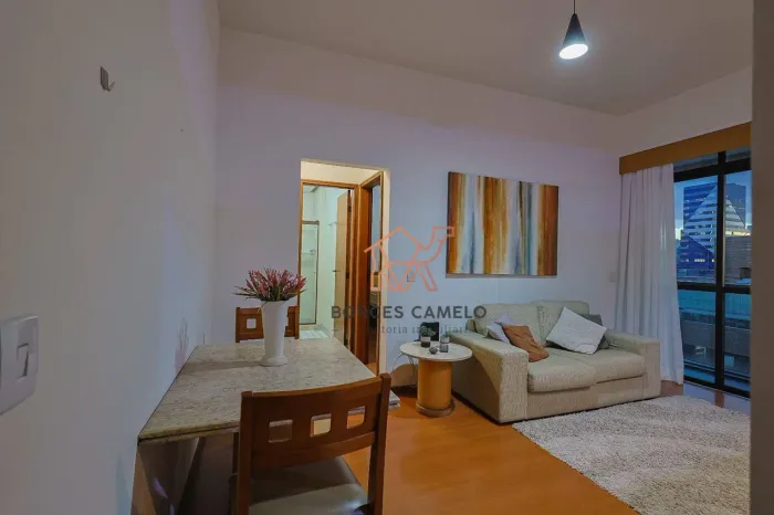 Apartamento MOBILIADO 1 quarto para alugar, 51 m² por R$ 5.820/mês - Funcionários - Belo H