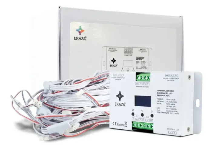 Controlador de Iluminação LED para Escada EKAZA