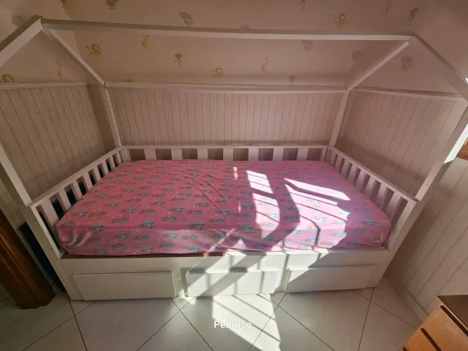 Cama solteiro com Gavetas infantil 