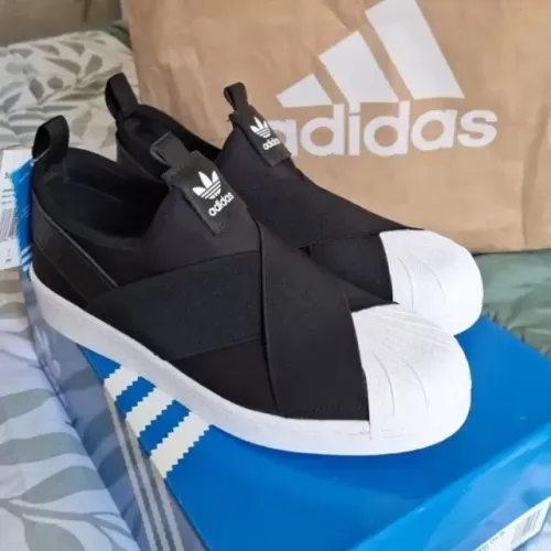 Tenis Adidas Superstar Slip On preto