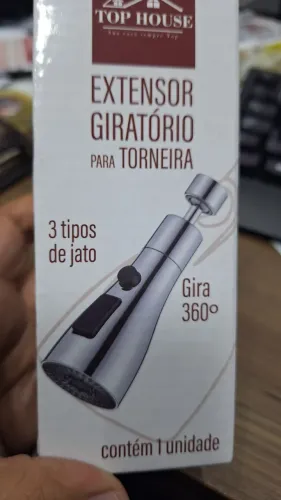 Extensor giratório para torneira