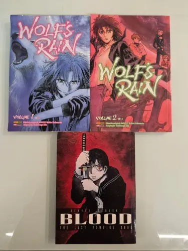 Mangá Wolf's rain - 1 e 2; Blood the last vampire