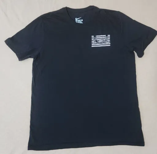 Camiseta Nike Corinthians Preta Algodão Tamanho G