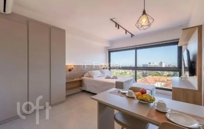 Apartamento à venda em Petrópolis com 28 m², 1 quarto, 1 vaga