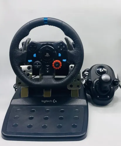 VOLANTE LOGITECH G29 DRIVING FORCE PARA PS5, PS4, PS3 Usado Sem Caixa