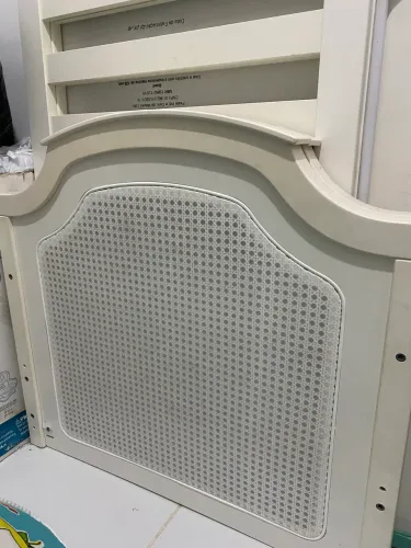 Berço Provençal com Palhinha 2 em 1 (Vira Mini Cama) - offwhite