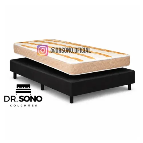 Conjunto Cama Box + Colchão Solteiro Toraflex 188x88 Cm