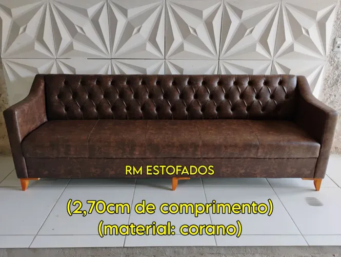 Sofá para barbearia, sala de espera ou salão de beleza 
