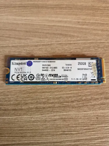 Nvme 250gb Kingston Saúde 95%