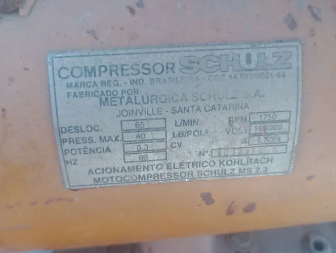 Compressor SCHULZ Bivolt 110v 220v