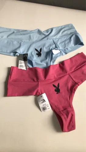 Calcinha playboy TAM G