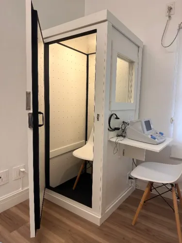 Cabine acústica/audiomética