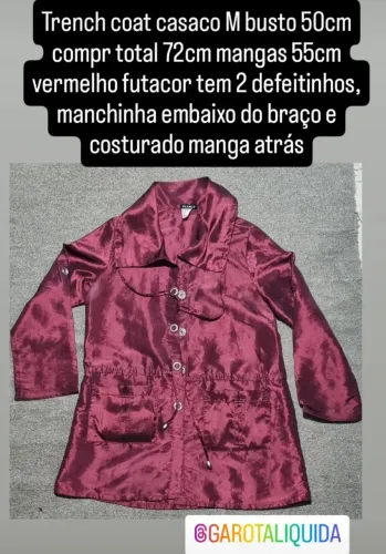 Casaco trech coat M