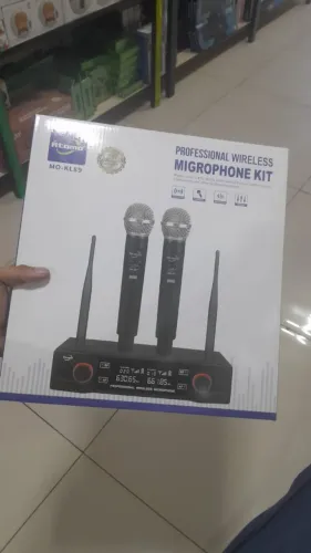 Wireless profissional kit de microfone com performance em música e outros tipos