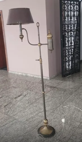 Abajur inglês - vintage - pedestal