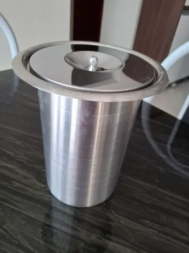 Lixeira de embutir em inox 3 litros