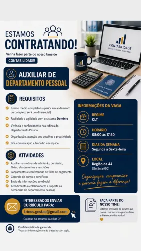 Vaga de emprego 