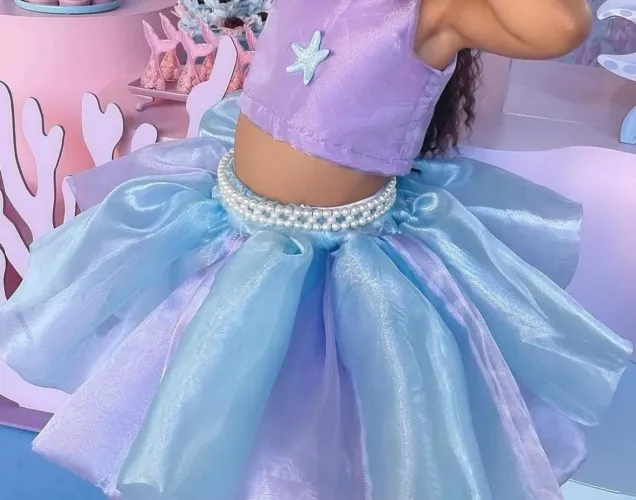 Conjunto sereia infantil