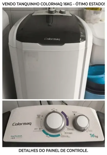 Tanquinho Colormaq 16kg Facílima - Ótimo Estado!