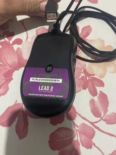 Mouse Gamer Mancer Lead 2 RGB 12400 DPI - Seminovo, Funcionando 100%