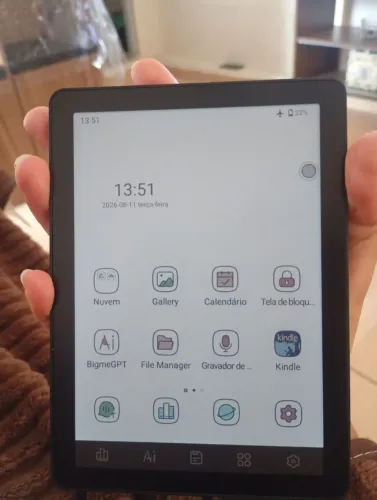 Leitor E-reader Bigme B6 Colorido Android 14 64gb