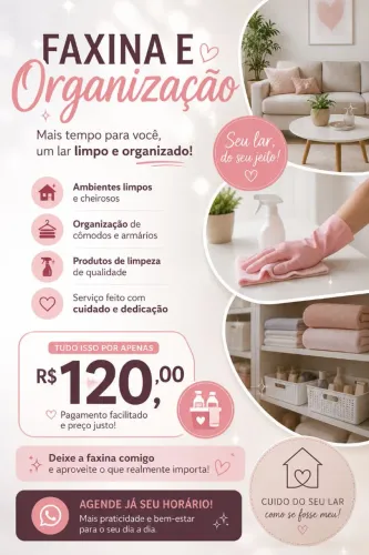 Faxina e organização