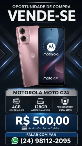 Motorola Moto G24 - Perfeito Estado