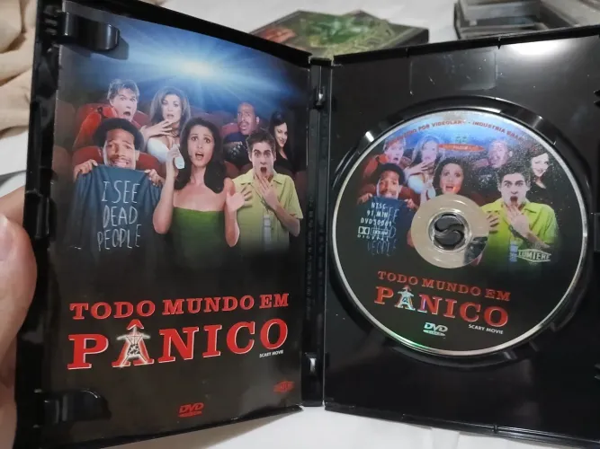 Dvd raro todo mundo em panico 1 primeira tiragem da paris filmes com encarte