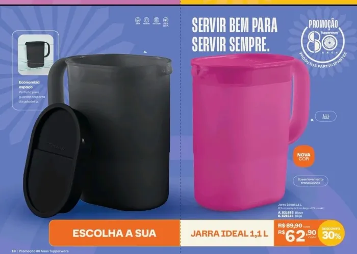 Vendo Jarra Ideal 1,1L TupperWare!