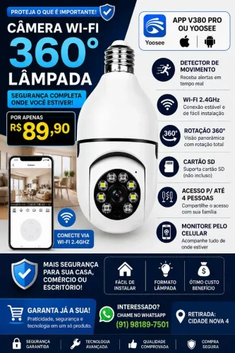 Câmera ip Wi-Fi