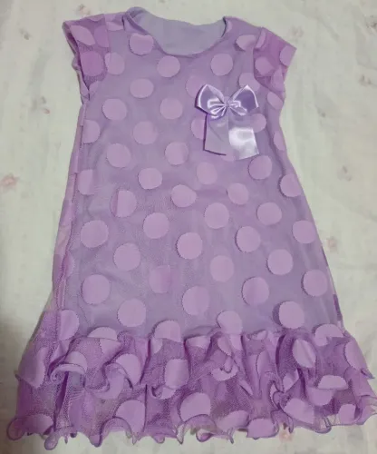 Vestido Menina Lilás - Marca( Belinha Kids)
