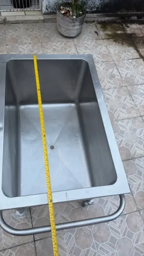 Carro Tanque Inox para cozinha 