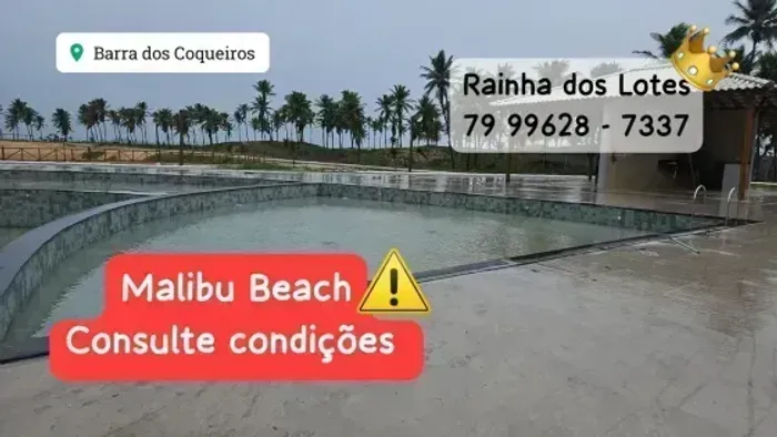 LOTE FRENTE SUL COLADO AO MURO - MALIBU BEACH - RAINHA DOS LOTES.