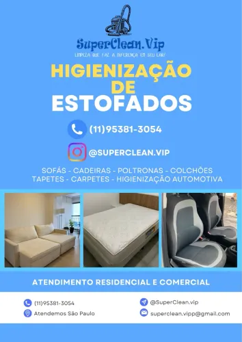 Higienização de Estofados