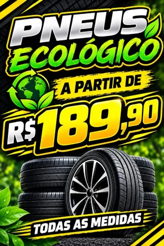 Pneus ecológicos R$189.90