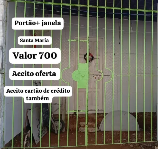 Vendo portão e janela no preço pra hoje