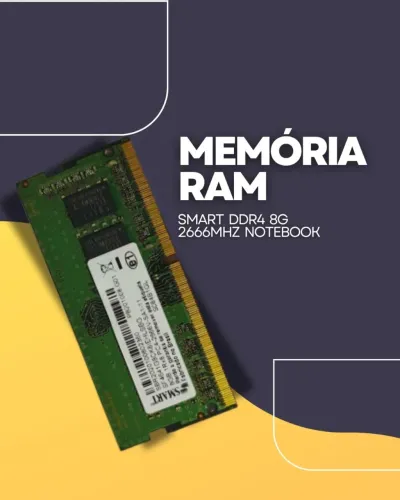 MEMÓRIA RAM SMART DDR4 8G 2666MHZ NOTEBOOK