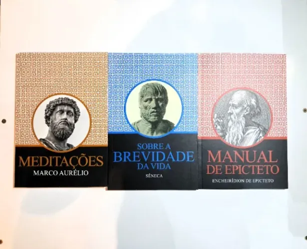 Kit 3 Livros Estoicismo: Marco Aurélio, Sêneca e Epicteto (Estado de Novo)