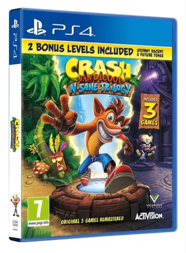 Jogo Crash Bandicoot N Sane Trilogy 2.0 Ps4 Fisico