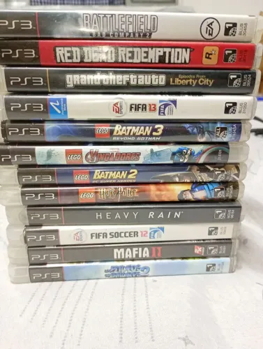 Lote de jogos de ps3