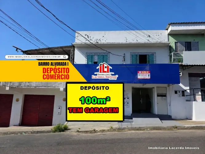 Depósito com 255m², 2 banheiros, 2 sala, Próximo à Arena da Amazônia
