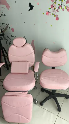 Maca reclinável/poltrona para esteticista e mocho