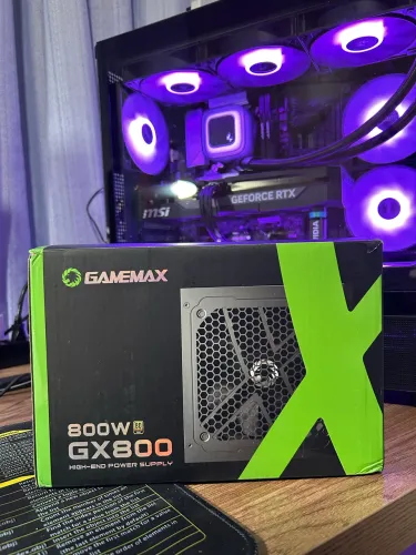 Fonte GX800 Gamemax, MUITO NOVA