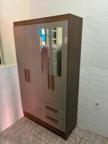 Guarda Roupa Real 4 Portas - Atualle 