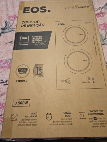 Cooktop de Indução Duas Bocas Eos Eci02ep 220v 