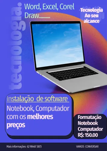Formatação de notebook e pcs