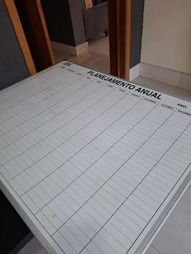 Quadro de planejamento anual