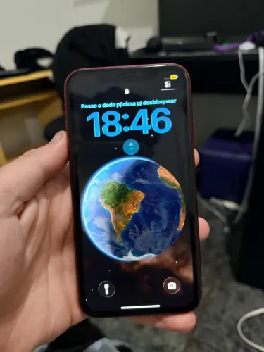 Iphone 11   128gb Vermelho 75%